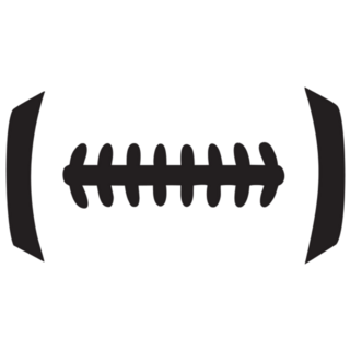 Football Laces Sticker