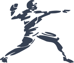 Football Player Sketch Sticker