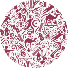 Football Soccer Qatar Illustration Sticker