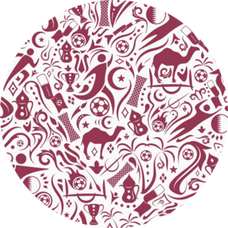 Football Soccer Qatar Illustration Sticker