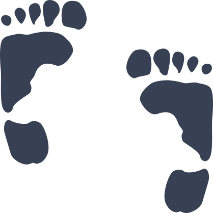 Footprints Sticker