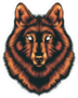 Forest Spirit Red Wolf Sticker