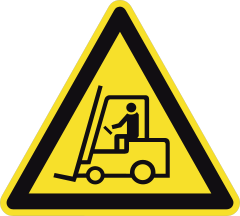 Forklift Sign Sticker