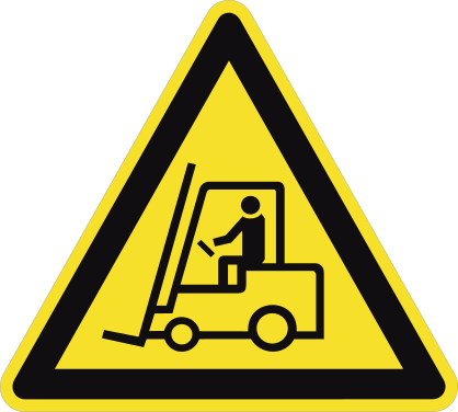 Forklift Sign Sticker