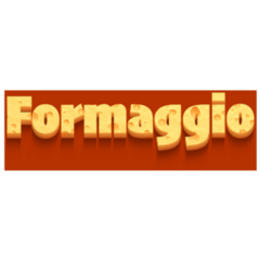 Formaggio, Italian Word For Cheese Sticker