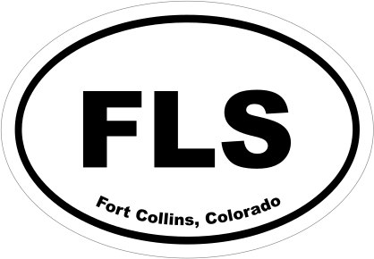 Fort Collins, Colorado Oval Stickers