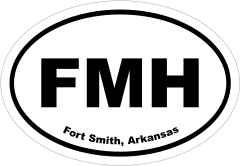 Fort Smith, Arkansas Oval Stickers