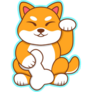 Fortune Shiba Inu Sticker