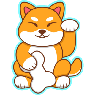 Fortune Shiba Inu Sticker