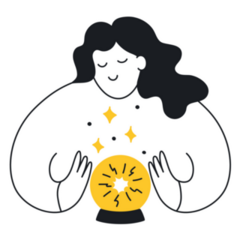 Fortune Telling Magic Sticker