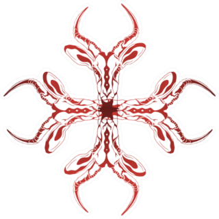 Four Antelope Heads Illustration Sticker