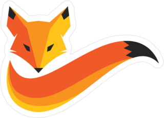 Fox And Tail Sticker