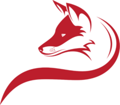 Fox Head And Tail Sticker