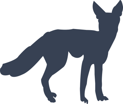 Fox Staring Sticker