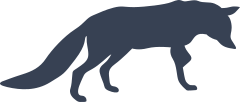 Fox Walking Sticker