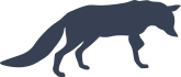 Fox Walking Sticker