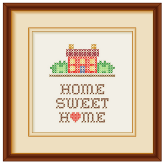 Framed Needlework Sticker