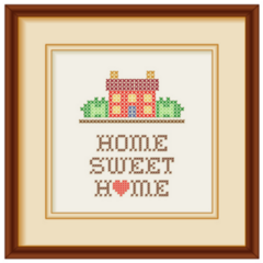 Framed Needlework Sticker