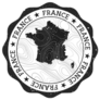 France Outdoor Stamp Round Sticker