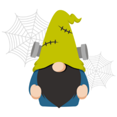 Frankenstein Gnome Sticker