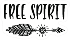 Free Spirit Sticker