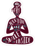 Free Your Mind and Smile Inside Yoga Sticker