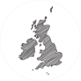Freehand Sketch Of Great Britain Map Sticker