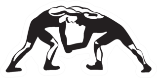 Freestyle Wrestling Icon Sport Sticker