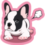 French Bulldog And His Little Fart Sticker