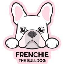 French Bulldog Edge Of The Table Sticker