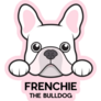French Bulldog Edge Of The Table Sticker