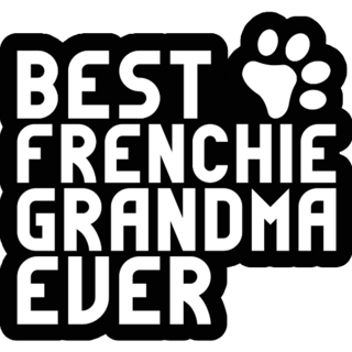 French Bulldog Grandma Sticker