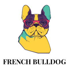 French Bulldog Pop Art Sticker