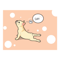 French Bulldog Yoga Stretch Sticker