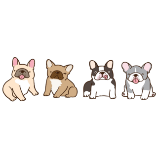 French Bulldogs Sticker Sheet