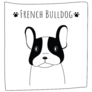 French (frenchie) Bulldog Flag Sticker