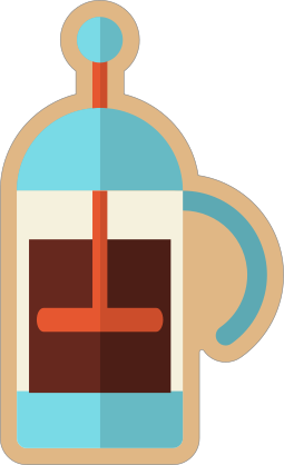 French Press Sticker