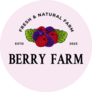 Fresh And Natural Berry Farm Sticker