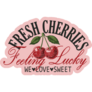 Fresh Cherries Pink Sticker