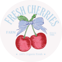Fresh Cherries Sticker