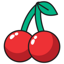 Fresh Cherry Icon Sticker
