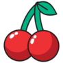 Fresh Cherry Icon Sticker