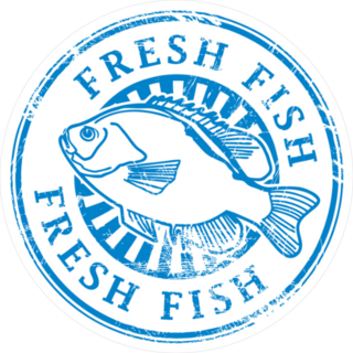 Fresh Fish Sticker