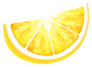 Fresh Juicy Lemon Slice Sticker