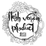 Fresh Vegan Product Hand Lettering Sticker