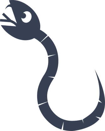 Friendly Snake Sticker