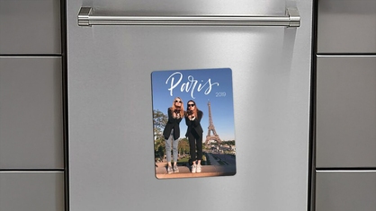 Friends in Paris Photo Magnet