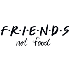 Friends Style Not Food Sticker