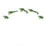 Frog Jumping Animation Sequence Cartoon Sticker