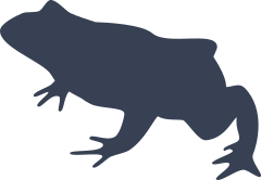 Frog Toad Silhouette Sticker